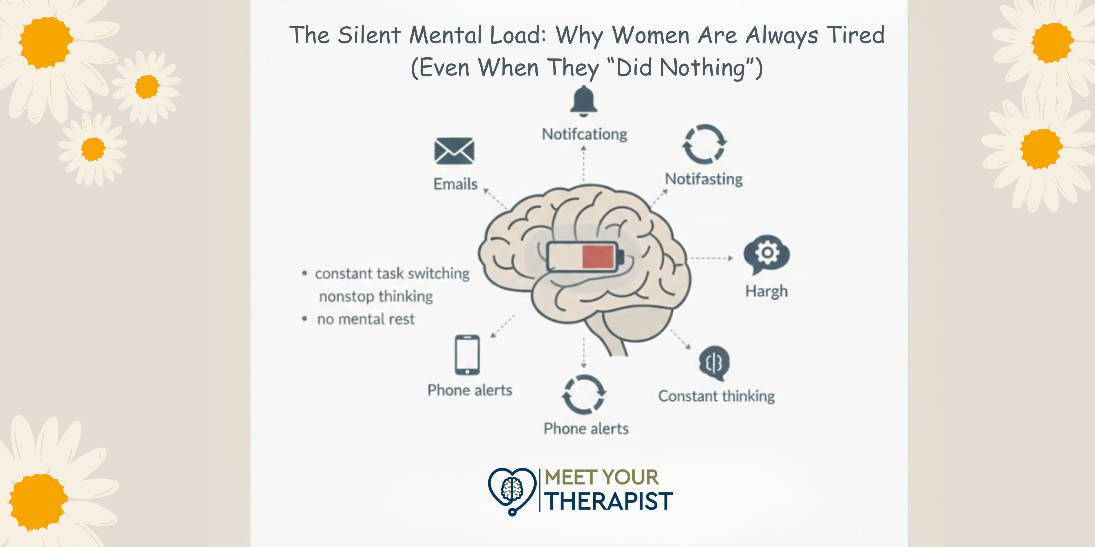 Silent mental load of women